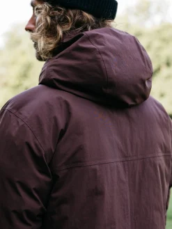 Shop Finisterre Men's Ignis Jacket BlackCherry