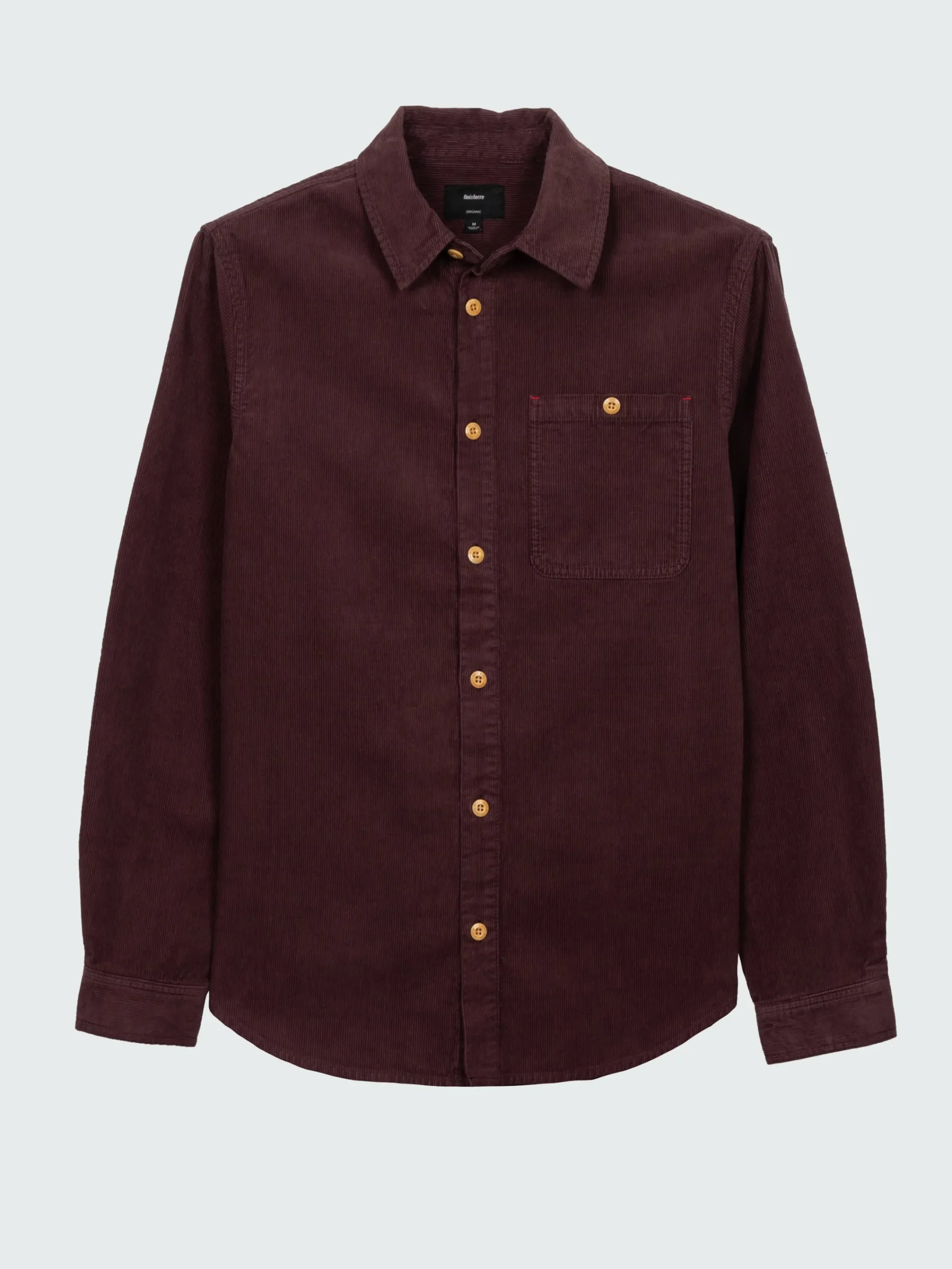 Cheap Finisterre Men's Jetty Cord Shirt BlackCherry