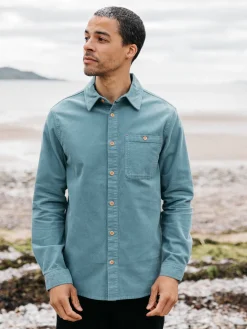 Flash Sale Finisterre Men's Jetty Cord Shirt OceanStorm