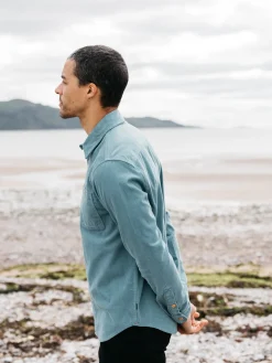 Flash Sale Finisterre Men's Jetty Cord Shirt OceanStorm