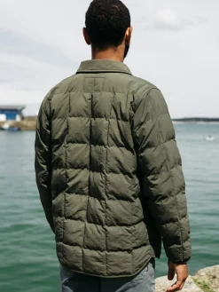 Cheap Finisterre Men's Lapwing Shirt Olive
