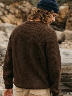 Store Finisterre Men's Mora Knit Sweater Timber