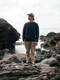 Online Finisterre Men's Mora Knit Sweater Navy