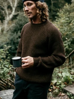 Store Finisterre Men's Mora Knit Sweater Timber