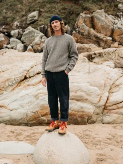 Outlet Finisterre Men's Mora Knit Sweater WildSage