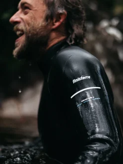 Hot Finisterre Men's Nieuwland 2mm Yulex® Back Zip Long Sleeve Spring Suit Black