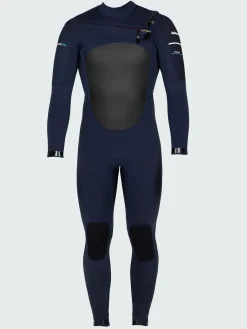 Best Finisterre Men's Nieuwland 4.5/3.5mm Yulex® Chest Zip Wetsuit Ink