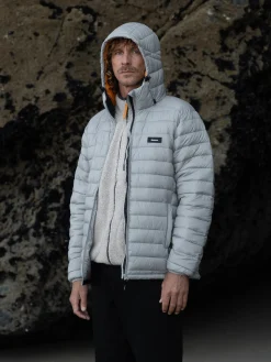 New Finisterre Men's Nimbus Hooded Jacket Whale