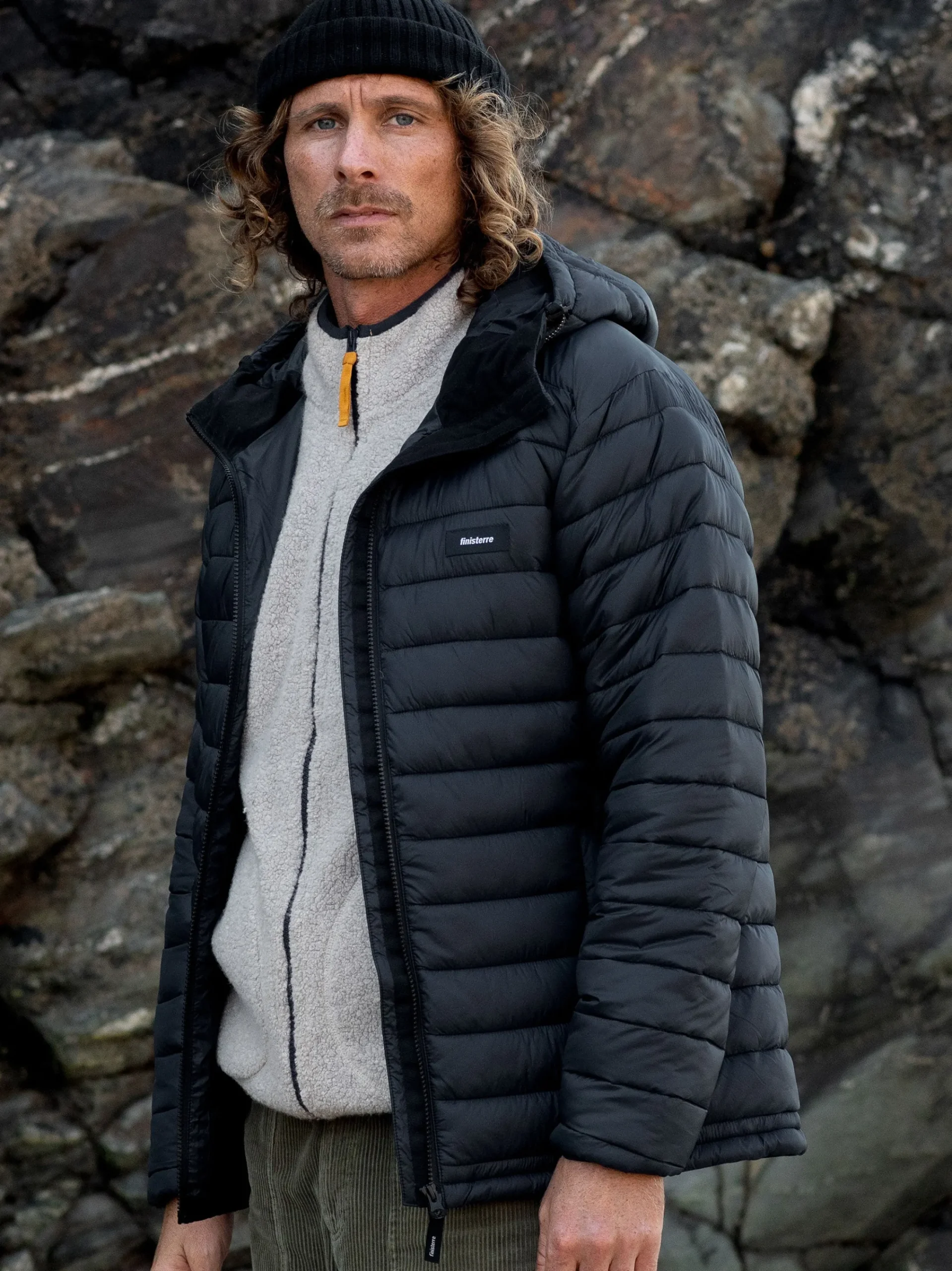 Hot Finisterre Men's Nimbus Hooded Jacket Black