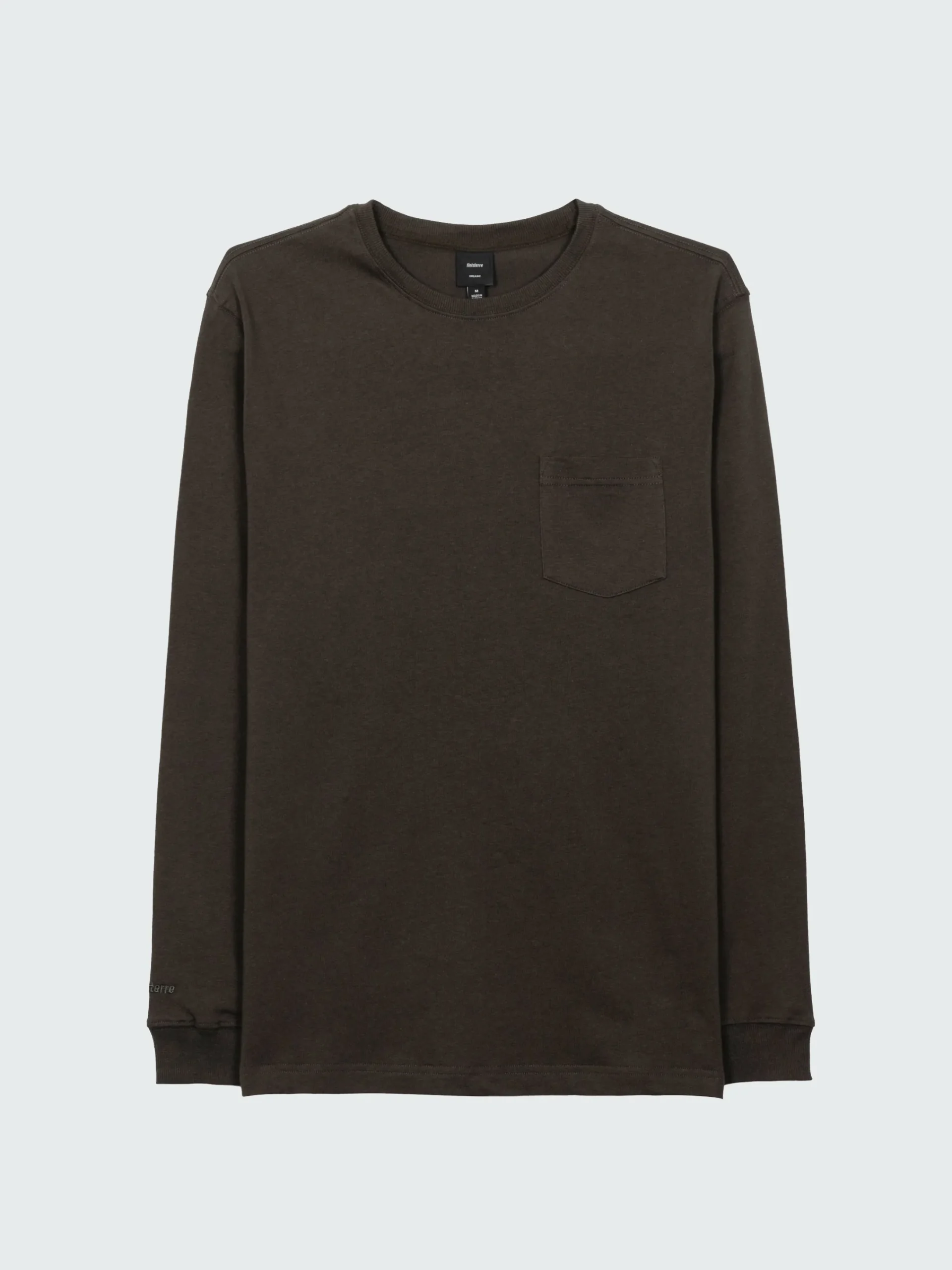 Cheap Finisterre Men's Orca Recycled Pocket Long Sleeve T-Shirt RavenBlack