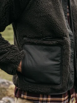 Sale Finisterre Men's Orsik Fleece Jacket RavenBlack