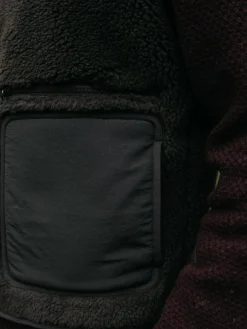 Outlet Finisterre Men's Orsik Fleece Vest RavenBlack