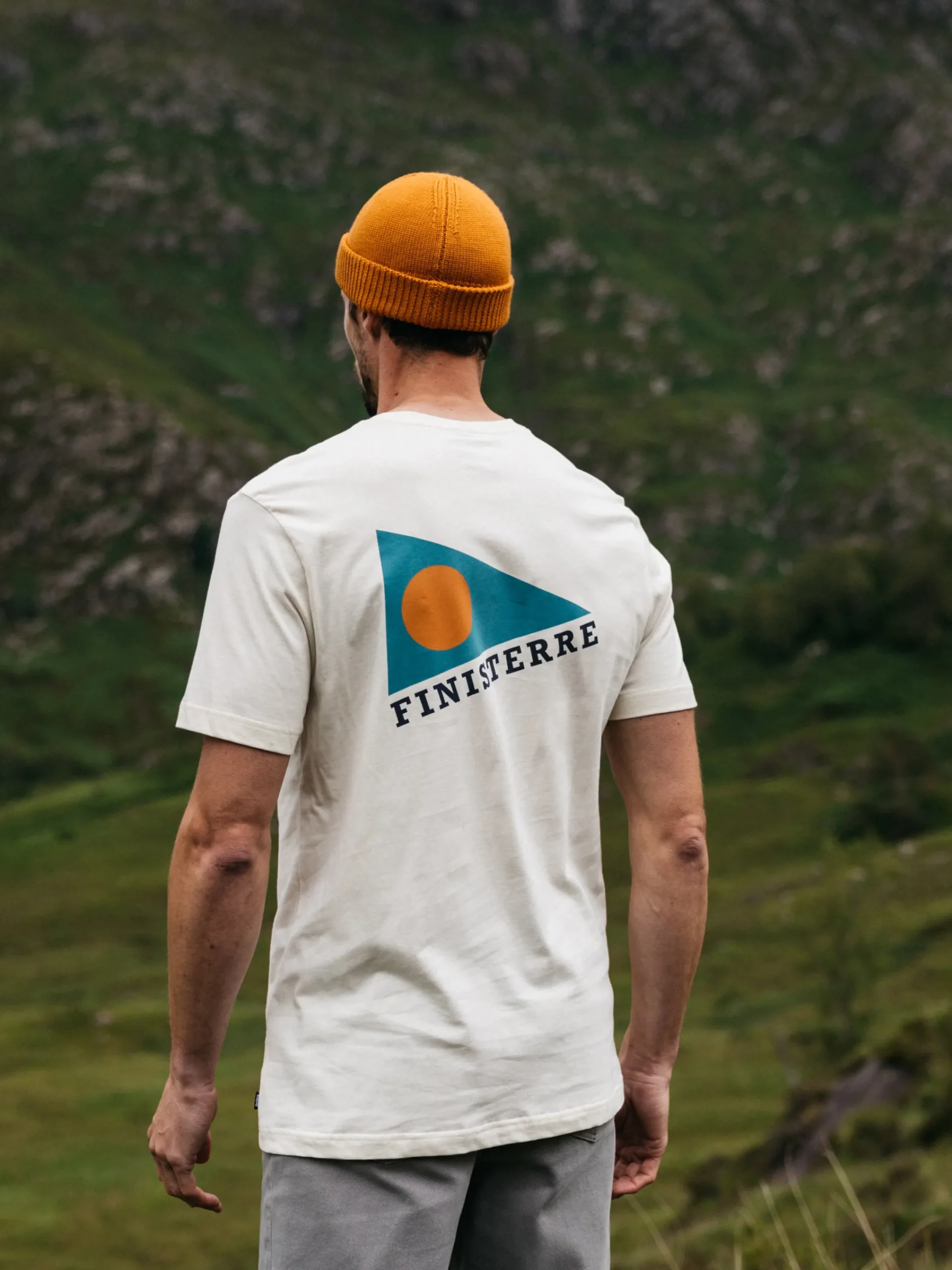 Sale Finisterre Men's Pendant T-Shirt Ecru