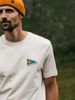 Sale Finisterre Men's Pendant T-Shirt Ecru