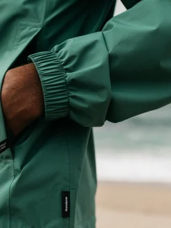 New Finisterre Men's Rainbird Waterproof Jacket PineShadow