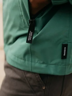 New Finisterre Men's Rainbird Waterproof Jacket PineShadow