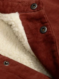 Discount Finisterre Men's Rigger Fleece Lined Jacket DarkRosewood