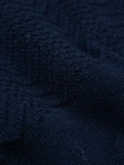Online Finisterre Men's RNLI Polperro Sweater Navy