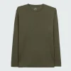 Hot Finisterre Men's Seeker Merino Long Sleeve T-Shirt Olive