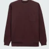 New Finisterre Men's Serpentine Sweatshirt BlackCherry
