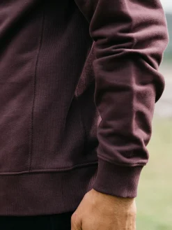 New Finisterre Men's Serpentine Sweatshirt BlackCherry