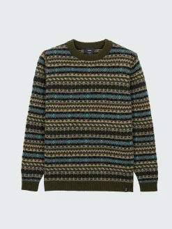 New Finisterre Men's Shetland Fair Isle Sweater Multi
