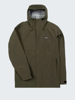 Hot Finisterre Men's Skybird Waterproof Jacket Olive