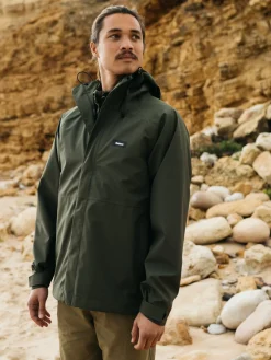 Hot Finisterre Men's Skybird Waterproof Jacket Olive