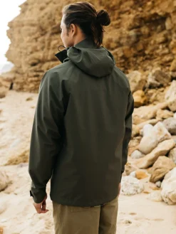 Hot Finisterre Men's Skybird Waterproof Jacket Olive