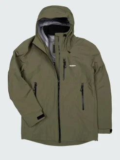 Fashion Finisterre Men's Stormbird Waterproof Jacket Olive