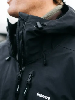 Hot Finisterre Men's Stormbird Waterproof Jacket Black