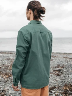 Discount Finisterre Men's Tonkin Work Shirt PineShadow