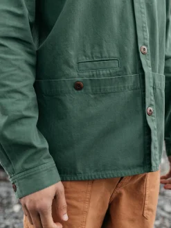 Discount Finisterre Men's Tonkin Work Shirt PineShadow