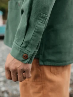 Discount Finisterre Men's Tonkin Work Shirt PineShadow