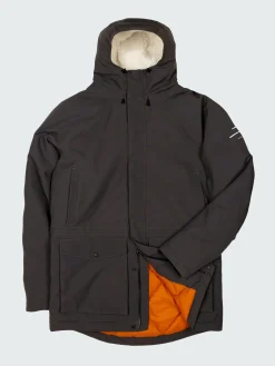 Outlet Finisterre Men's Vellus Parka Jacket Raven