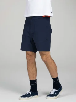 Fashion Finisterre Men's Walker Hybrid Shorts Navy