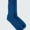 Store Finisterre Ribbed Sock Kingfisher