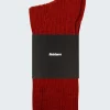 Best Finisterre Ribbed Sock BrickRed