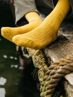 Cheap Finisterre Ribbed Sock Beeswax