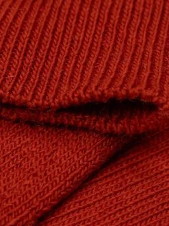 Best Finisterre Ribbed Sock BrickRed