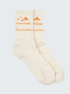 Best Sale Finisterre Rossby Sports Sock PendantEcru/Flame