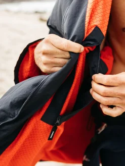 Cheap Finisterre Tego Long Sleeve Robe Navy/Flame