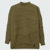 Best Finisterre Women's Arkose Knit Sweater WillowGreen