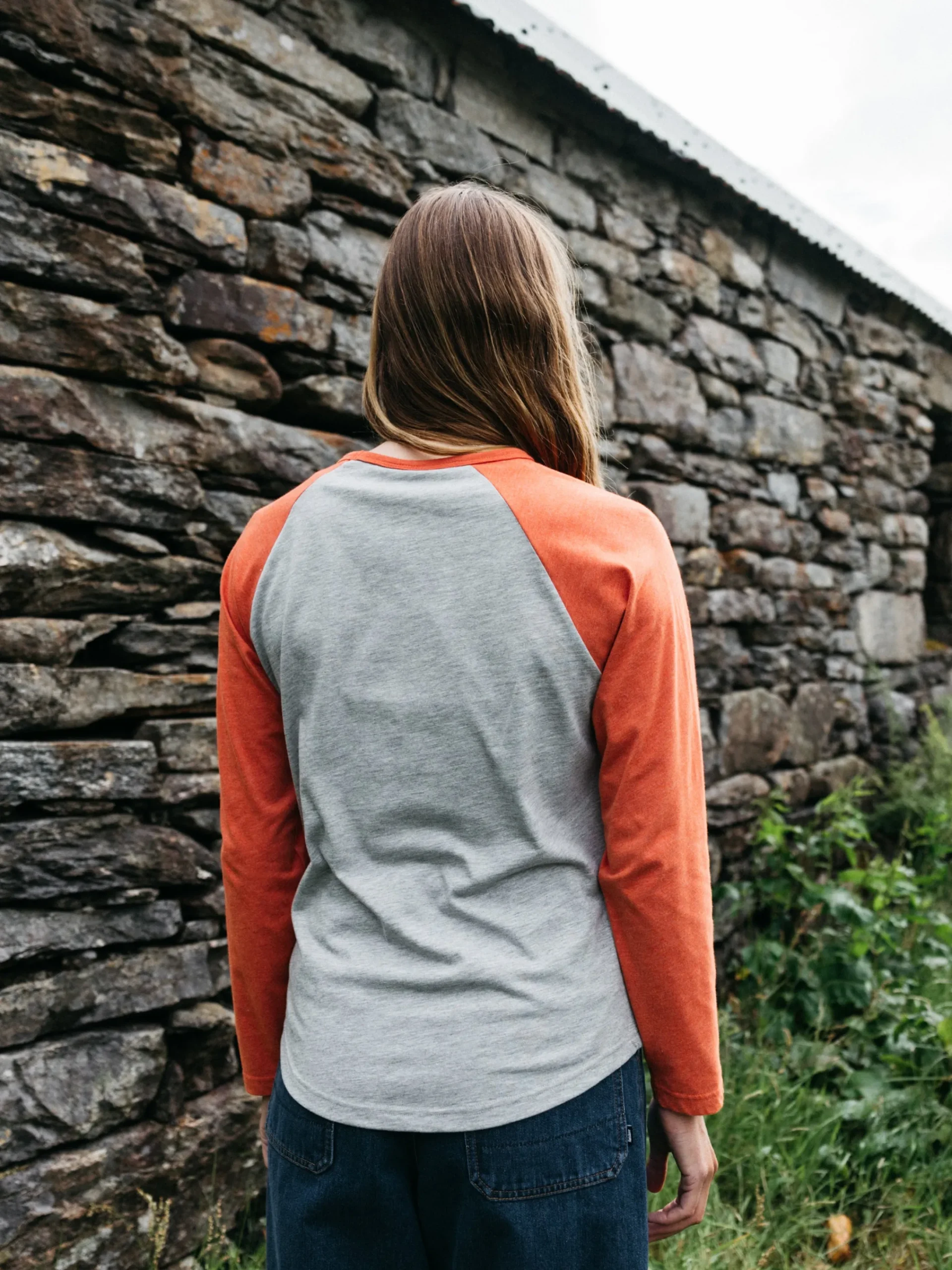 Flash Sale Finisterre Women's Bailey Long Sleeve T-Shirt GreyMarl/RedRust