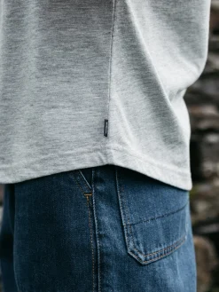 Flash Sale Finisterre Women's Bailey Long Sleeve T-Shirt GreyMarl/RedRust
