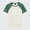 Best Sale Finisterre Women's Bailey T-Shirt Ecru/PineShadow