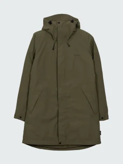 Shop Finisterre Women's Caelus Waterproof Parka Olive