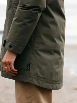 Shop Finisterre Women's Caelus Waterproof Parka Olive