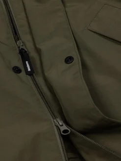 Shop Finisterre Women's Caelus Waterproof Parka Olive