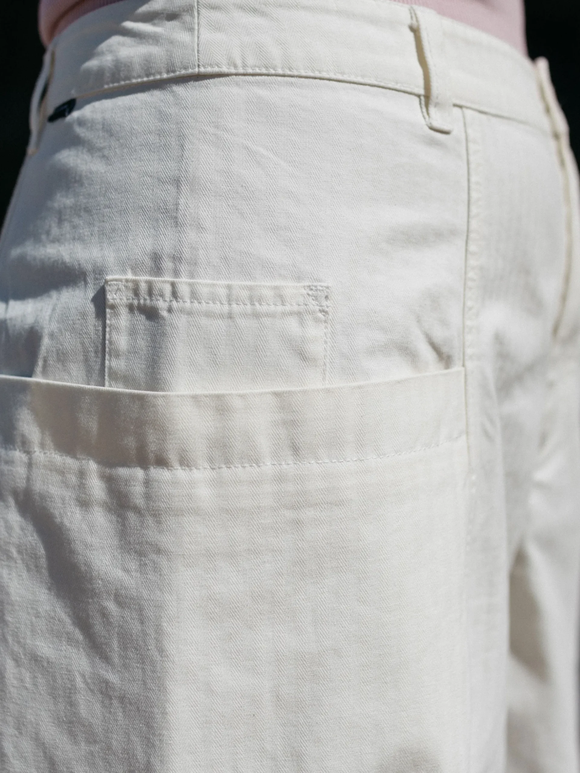 Shop Finisterre Women's Croft Workwear Balloon Pant Ecru